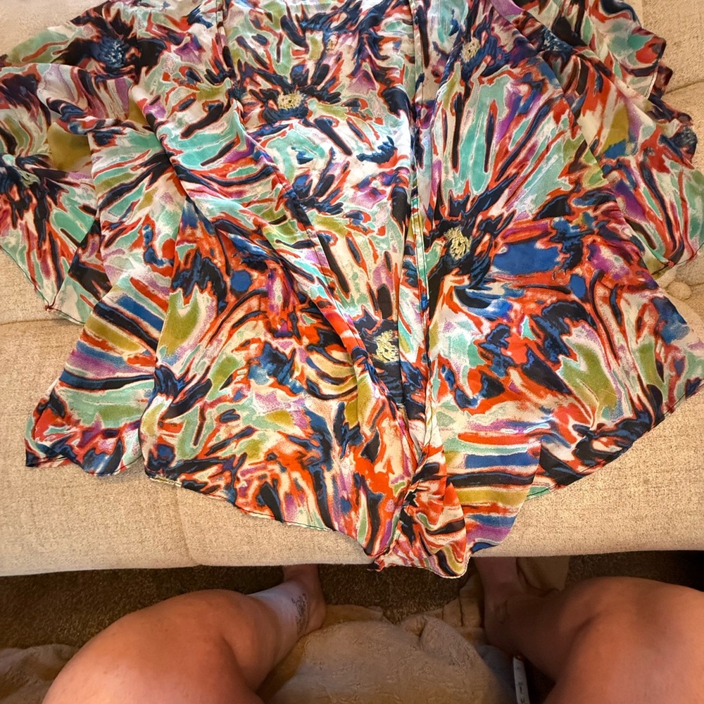 Self Esteem Multicolor Abstract Cardigan